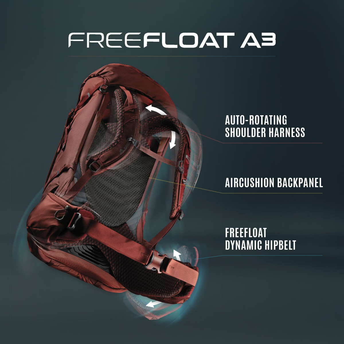 Mochila Gregory Deva 60l Mujer Trekking Backpacking Montaña