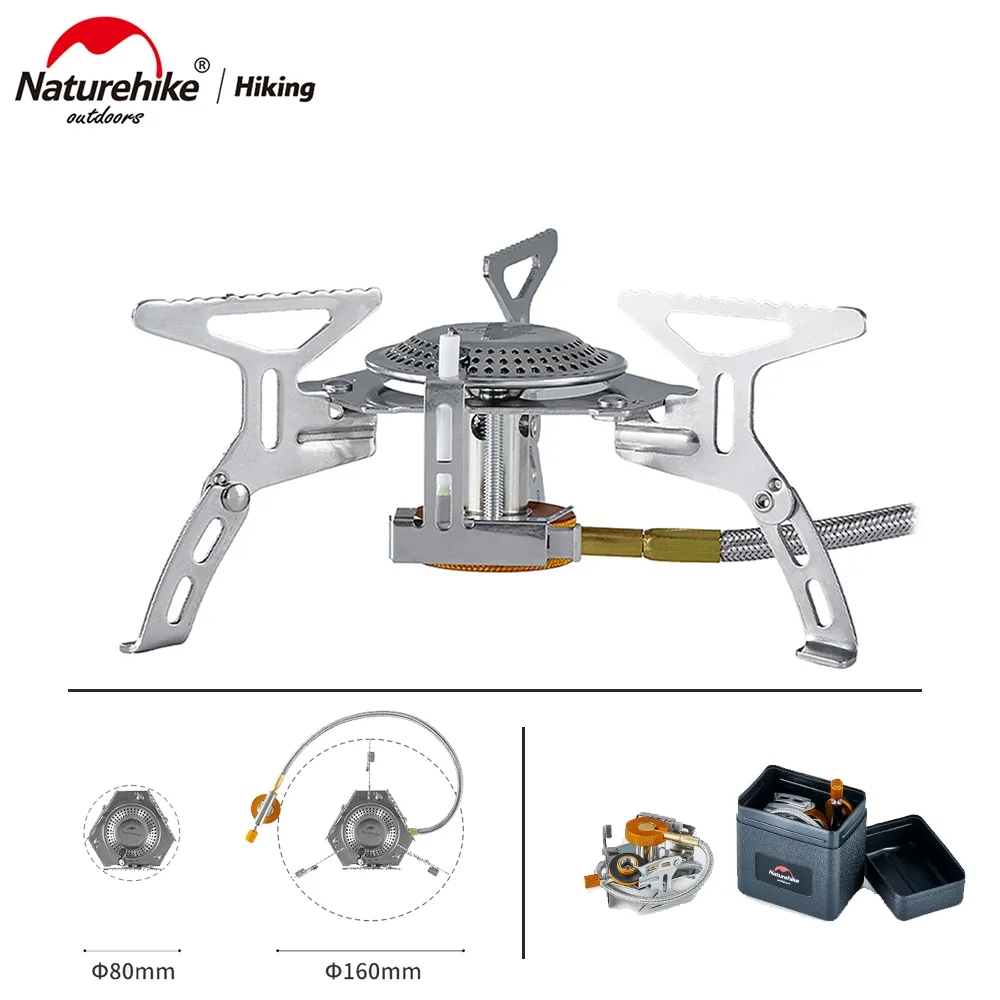 Naturehike Calentador Plegable Con Base Amplia Y Manguera